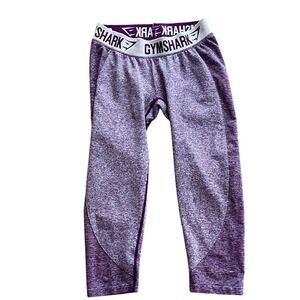 Gymshark Flex Wine Purple Heathered Leggings Small